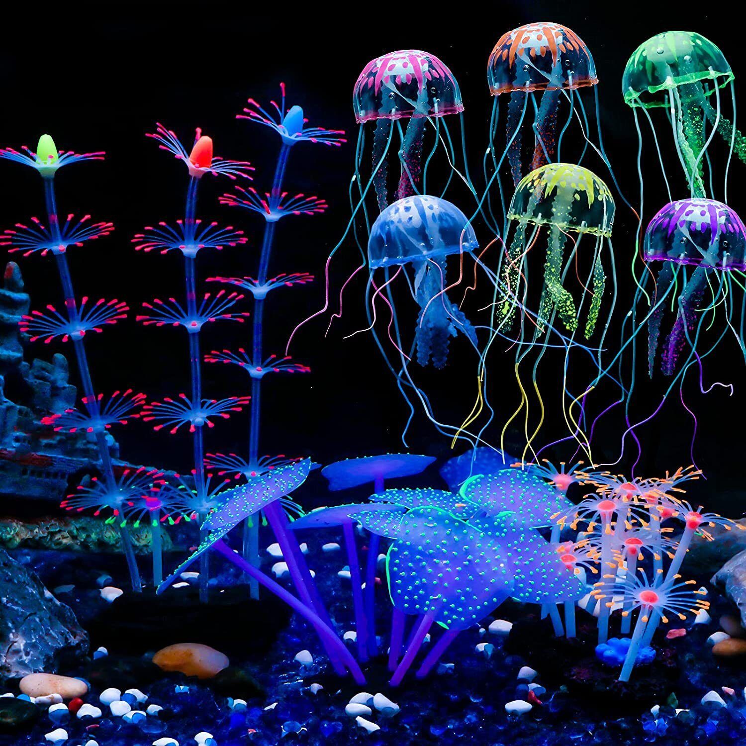 Silicone Glowing Landscape Art - Aquarium Plants Live ulasan dan harga
