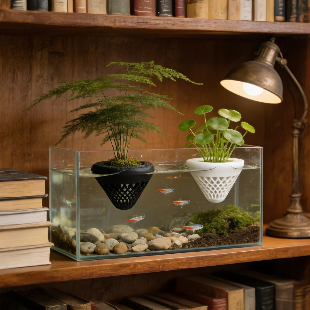 2PCS Floating Aquarium Plant H - Plant Aquarium Pot ulasan dan harga