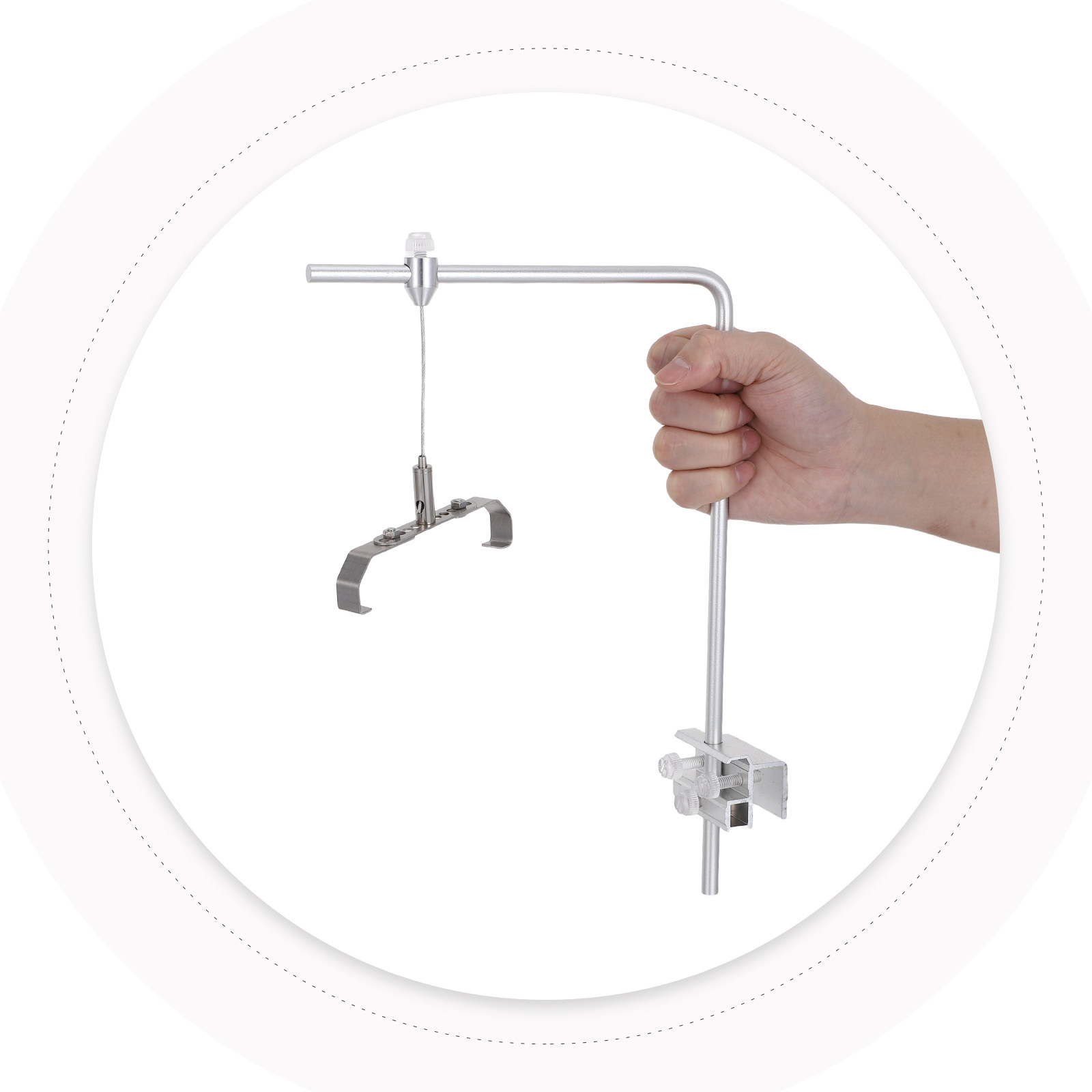 1 Pair Adjustable Aquarium Lig - Aquarium Plant Holder ulasan dan harga