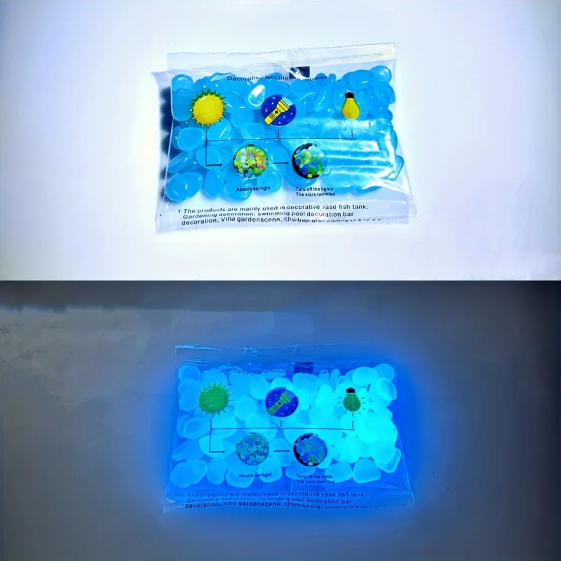 100pcs Resin Luminous Stones G - Plant Aquarium Pot ulasan dan harga