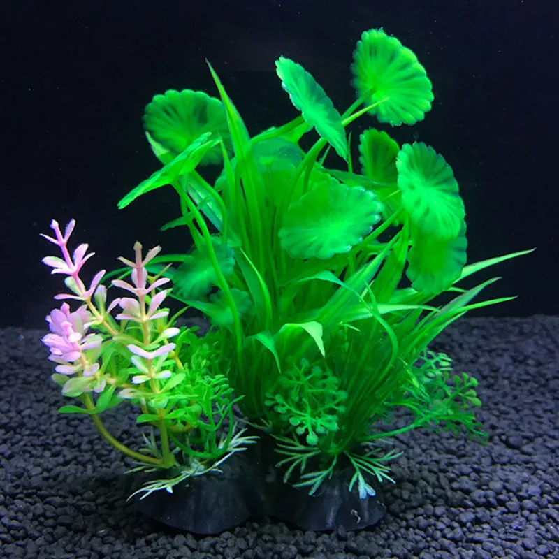 Aquarium Artificial Decor Plan - Live Plant Aquarium ulasan dan harga